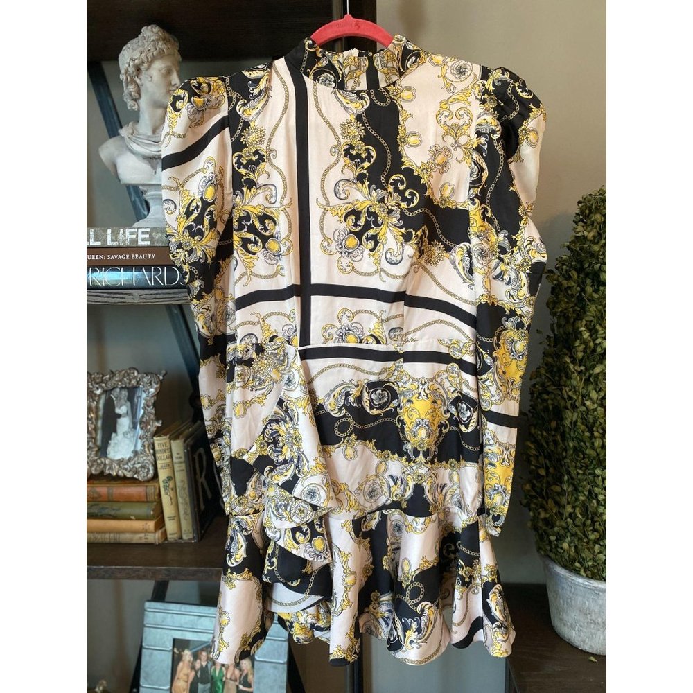 Bardot Scarf Print Shirt Mini Dress  US 6/S - Picture 8 of 14